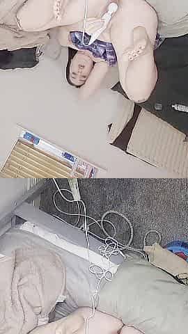 Pillow humping in short petticoat