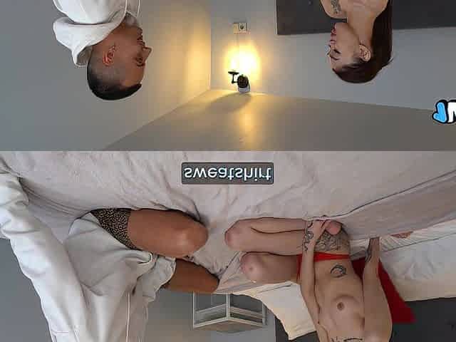This Oriental cutie likes the doggie style