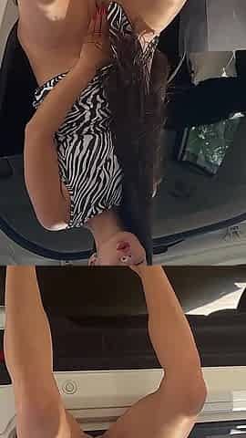 Huge Pissing in Car Trunk - Desperation at Parking Lot