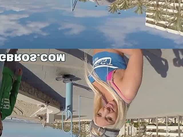 BANGBROS - Large Butt Nympho Blondie Fesser Slammed Out In Public (pb13833)