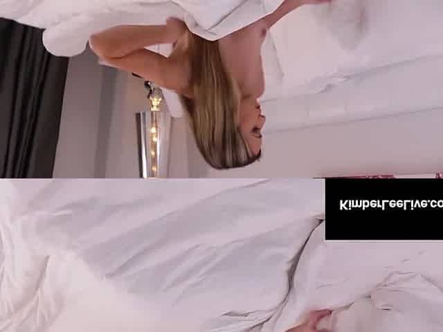 Impure Blond Kimber Lee Strokes Her Vagina With Ebony Sextoy!