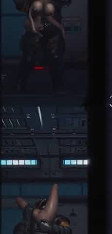 Alien sex at the Mars base camp! A hot horny woman gets the anal fucking