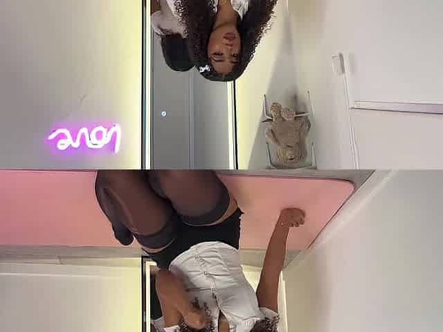 21yo curvy black schoolgirl does spicy yoga for her professor