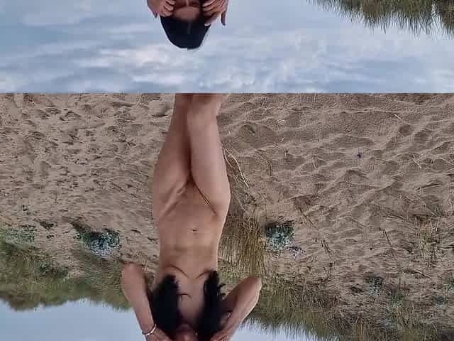 Gaping Pussy At The Beach