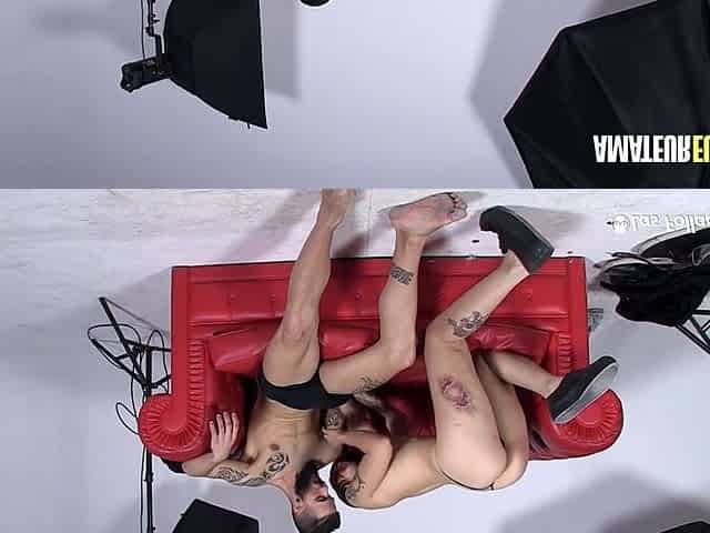 Tattooed Floozy Hardcore Sex with Stranger Stud - AMATEUR EURO
