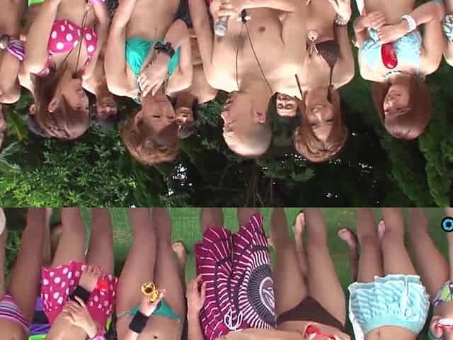 The event was a pool party attended by several impressive individuals.