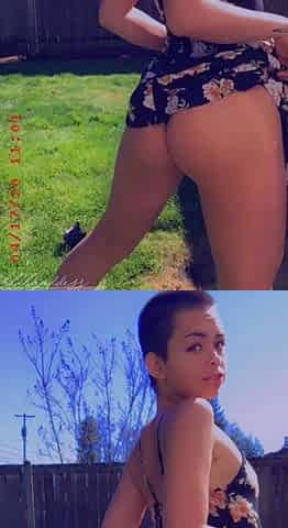 Amateur striptease and Solo masturbation