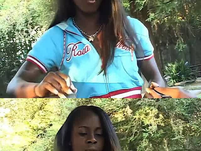 Poor Ebony Floozy Butt Drilled Well by a Massive Weenie