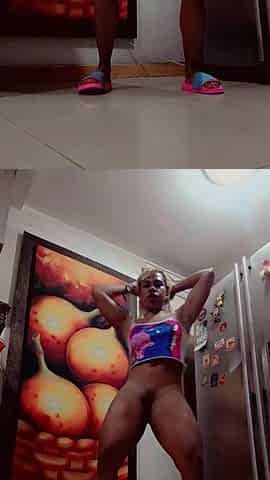 Sexy Barby Girl Hot in the Kitchen Show U My Nude Body Sexy Dadd