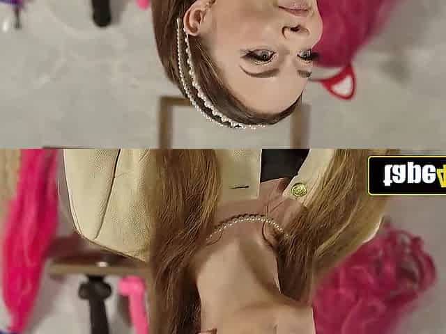 Cuckold Watches as His Wife in High Heels Takes a Large Dong Ride