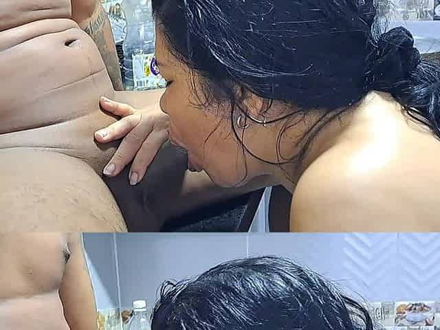 Mature Gets Fucked in the Kitchen