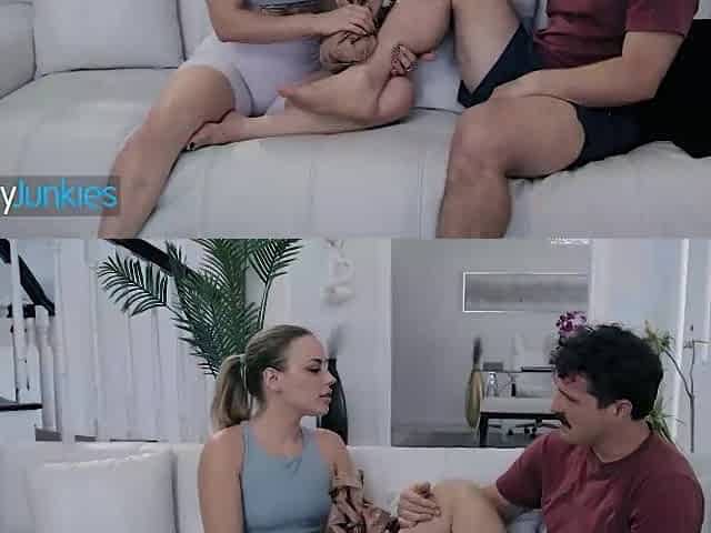 ADULTMOBILE - REALITYJUNKIES - Anna Claire Clouds, Robby Apples - Large Ass Workout -Scene two - Ass Sweat
