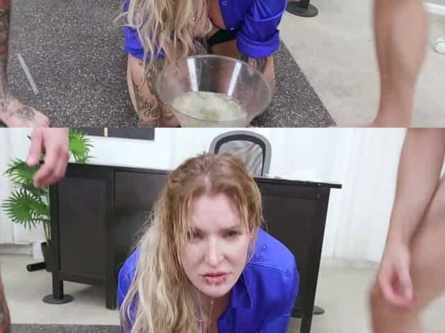 Amateur Curvy Girl Blowjob and Cum on Face and Big Boobs