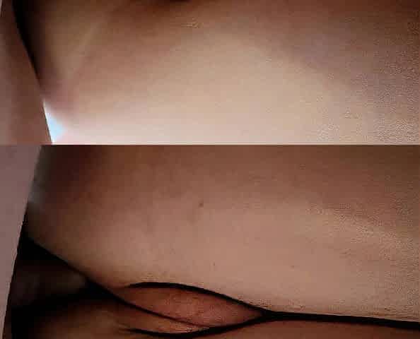 distended anal filled with goo