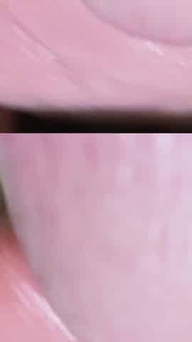 Sensual tongue blowjob