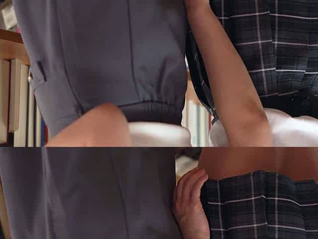 Lesbian Schoolgirl In The Library