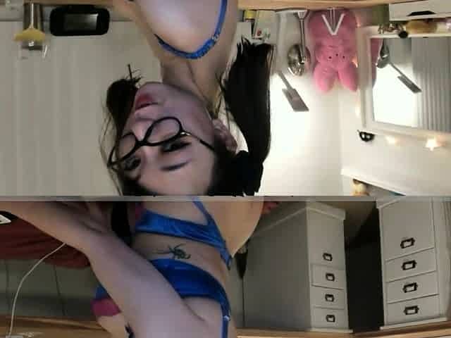 Pregnant asian babe with big lactating boobs