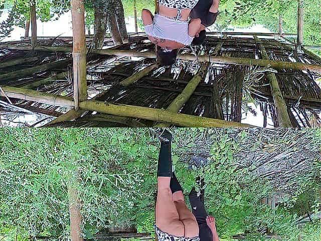 Depraved grandpa screws his gorgeous, large-assed, large-titted stepdaughter in the countryside