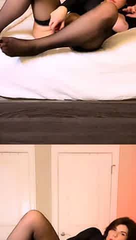 Jerking a big cock in close up
