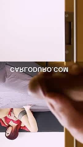 Caught Spying My Excited Roomie Shana Grimoire Masturbating Unfathomable - Carlo Duro