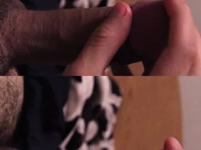 Using my cum as lube