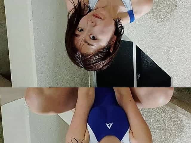 Japanese MILF by the Poolside
