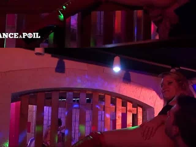 A Hot Club Meeting for a Young and Greedy Blonde Girl