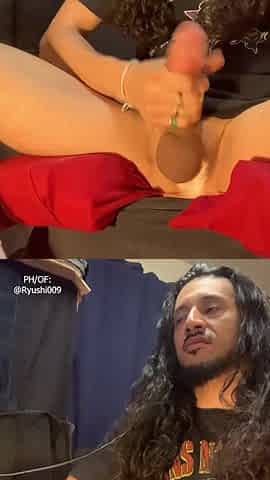 cums n roses! large rocker ramrod cums all over & direct to webcam