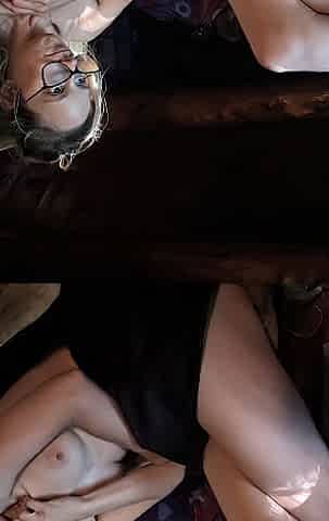 Demons Rubs Herself Topless In Just A Petticoat - PT 1