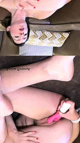 Cute amateur webcam teen girl toying pussy on webcam