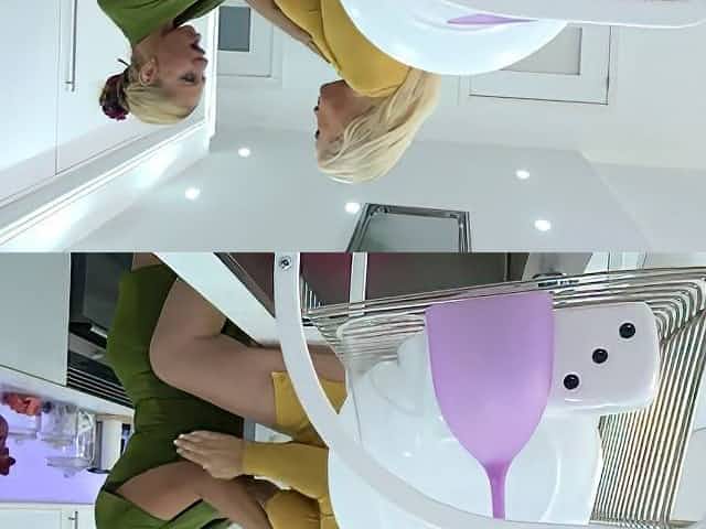 Two Curvy Matures Alexa Blun And Musa Libertina Having Fun In The Kitchen