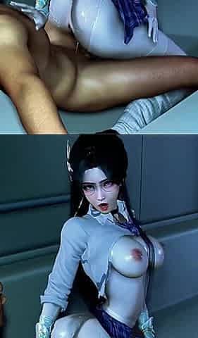 Student Digitally Enhanced Goddess - 3D Animation Hentai