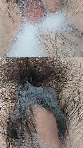 Close-up knob wash