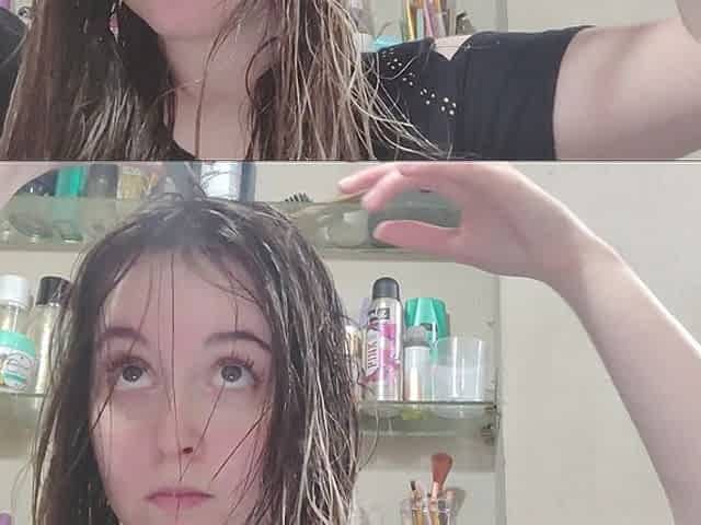 Drying My Hair. I Love How It Goes From Wet to Dry and Soft