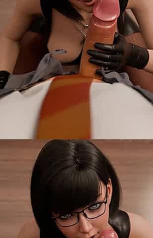 Young Asian Girl with a Hot Petite Body Gives Blowjob and Gets Her Tight Pussy Fucked Hard and Creampied - Freshwomen Dlc