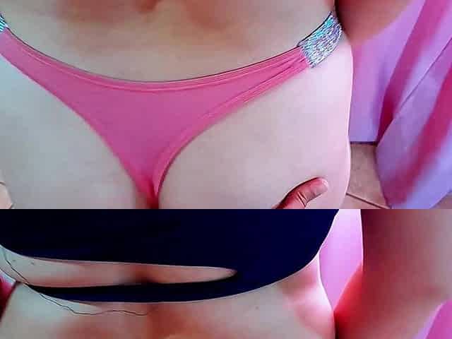 It's Getting Hot and Babyluna939 Tries on Her Bikini and I Fuck Her Mouth and Make Her a Creampie Part 1