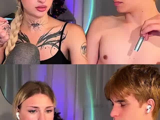 Amateur Hot Blonde Sucking Her Boyfriend s Dick On Webcam
