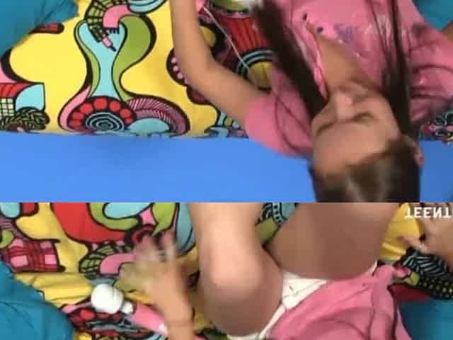 Cute Teen Having Joy Alone With Sex toy