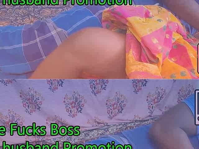 Hot Tamil Married Wife Fucks Husband Boss for Promotion