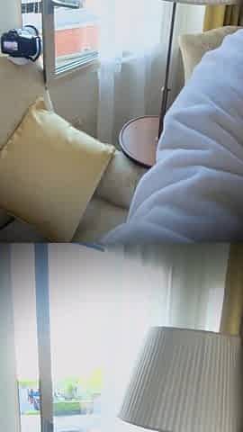 Jerking off in my hotel room with the window open!