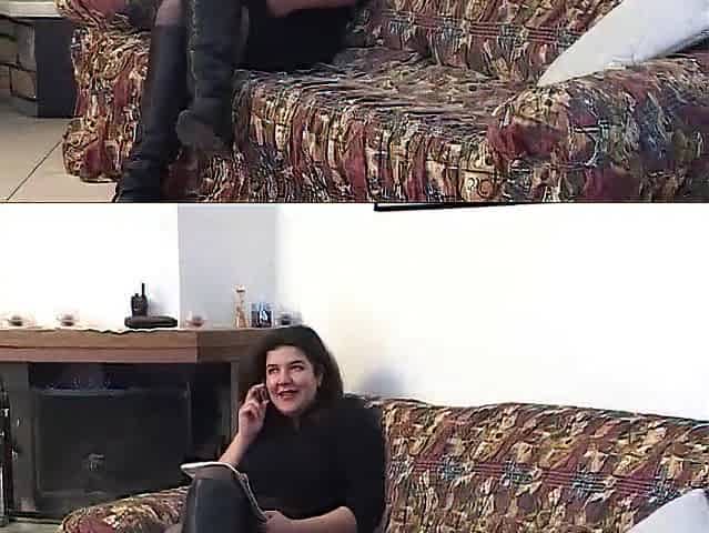 Amateur screws the butt of a fat woman