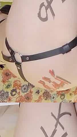 Mayu No53 Full Head Mask, Dirty Talk Body Paint,, Semen Shot Glass Drinking,, Nipple Piercing, Squirting