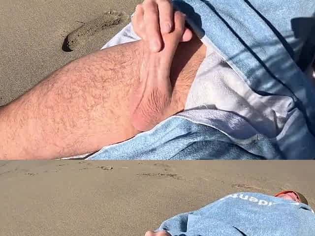 Risky Blow job on the Beach From Stranger Hawt mother I'd like to fuck
