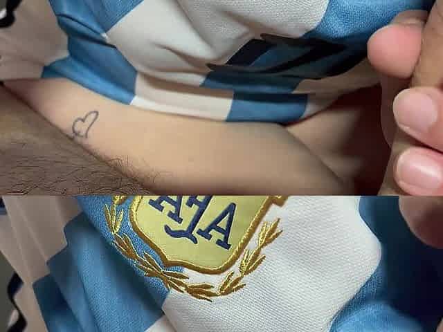 The Argentinian woman likes to pump my schlong until I ejaculate a lot of milk