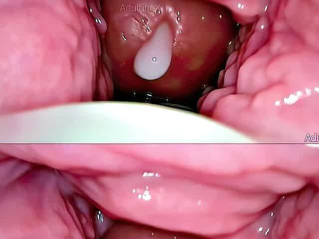 Cum Inside Me Over and Over! Camera inside Cunt Creampie Cervix POV