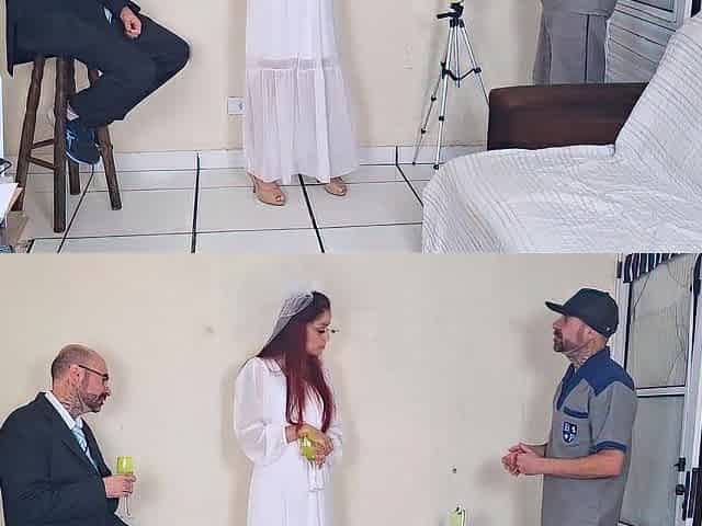Bride screws at photo shoot with her photographer and spouse waits outside!