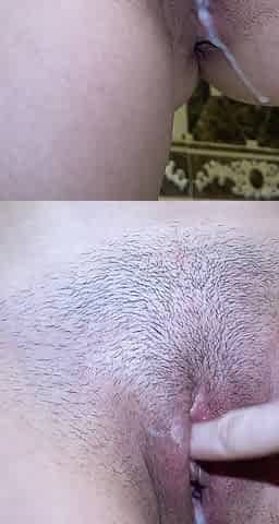 Creampie Collection! Cleaning Pussy Close-up! POV