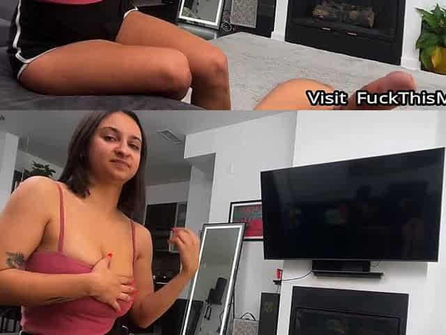 Step-Sis Uses Her Big Natural Jugs To Tittyfuck my Cock