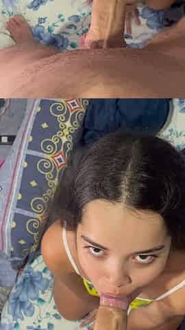 Sucking Soft and Feeling the Veiny Cock Get Hard Inside the Mouth - Facial Cumshot in Part 2 Available on Vip