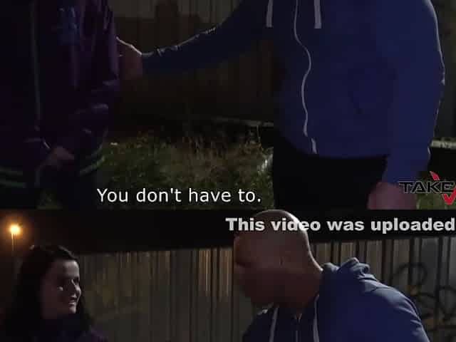 Skinny Tramp Is Shaking Her Small Tits On A Massive Dong In The Van With Leny Ewil